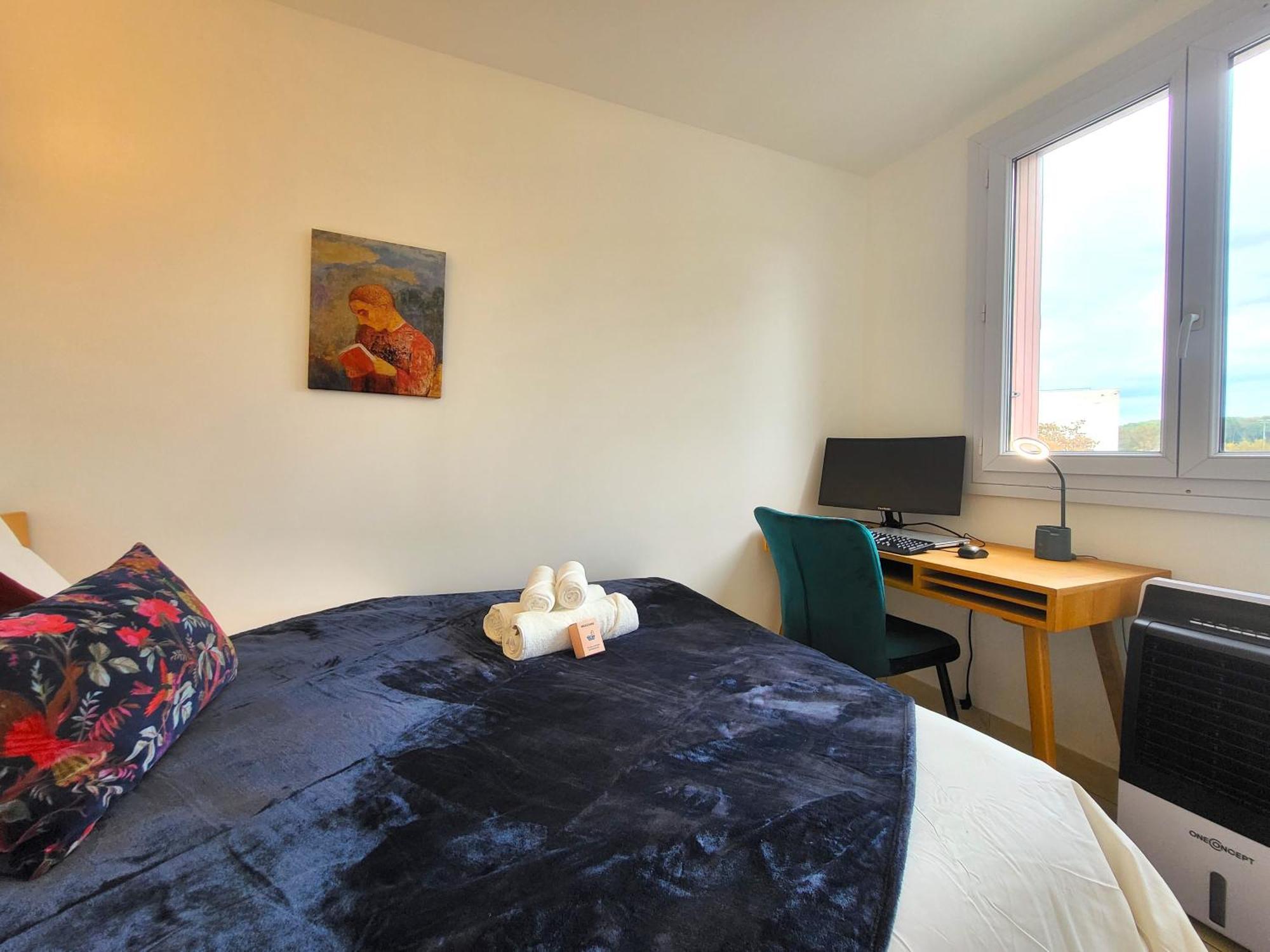 Le Prasino - Paisible Appartement Proche Rer - Bail Mobilite Massy  Bagian luar foto